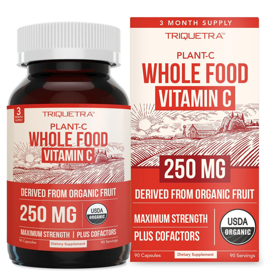 Triquetra - Plant-C Whole Food vitamina C 250mg, 90 capsulas