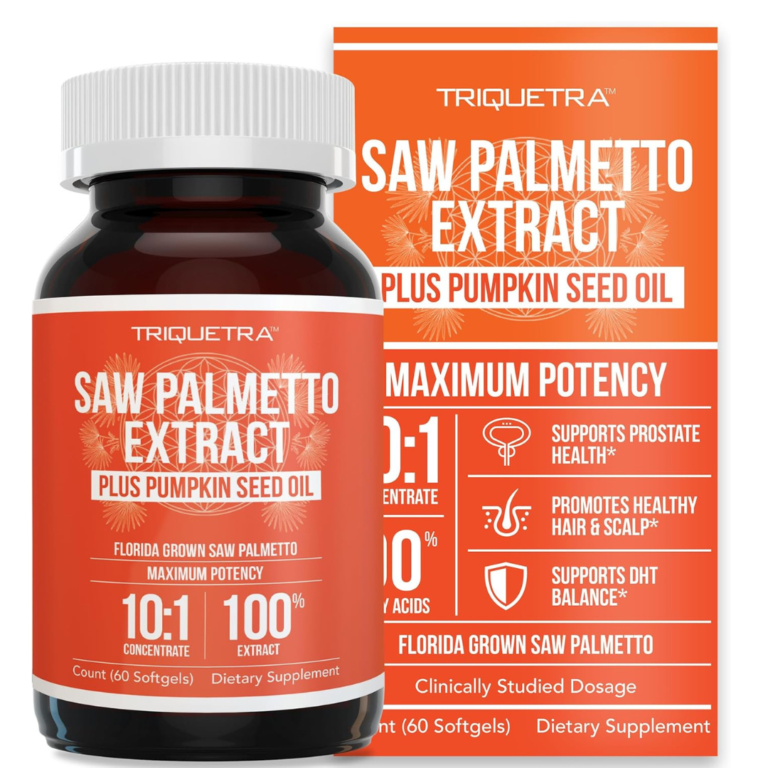 Triquetra - Saw Palmetto Extract con Pumpkin seed oil 10:1 - 60 capsulas