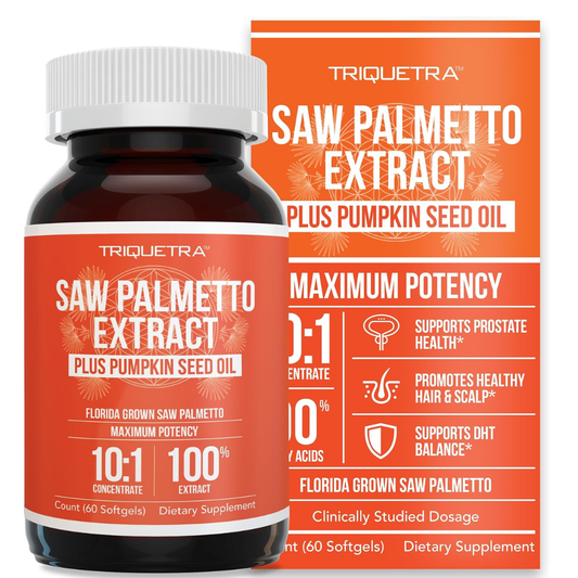 Triquetra - Saw Palmetto Extract con Pumpkin seed oil 10:1 - 60 capsulas