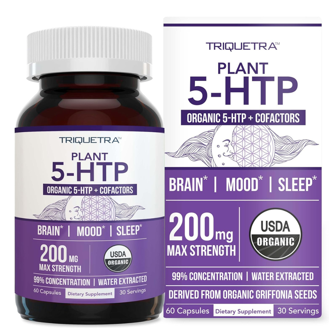 Triquetra - Plant 5-HTP 200mg, 60 capsulas