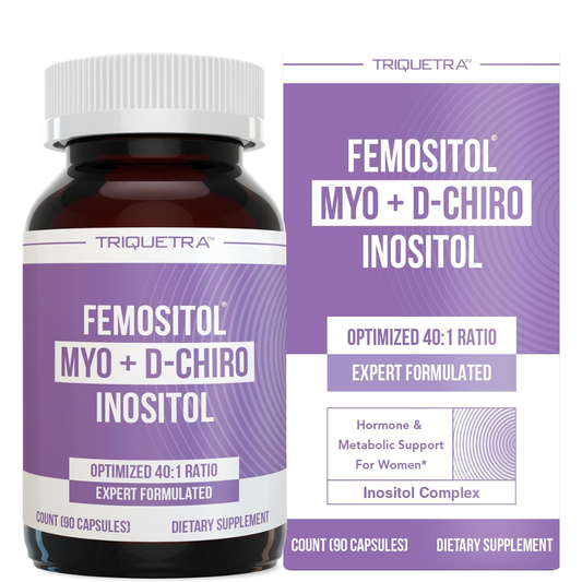 Triquetra - Femositol Myo + D-chiro inositol 40:1, 90 capsulas