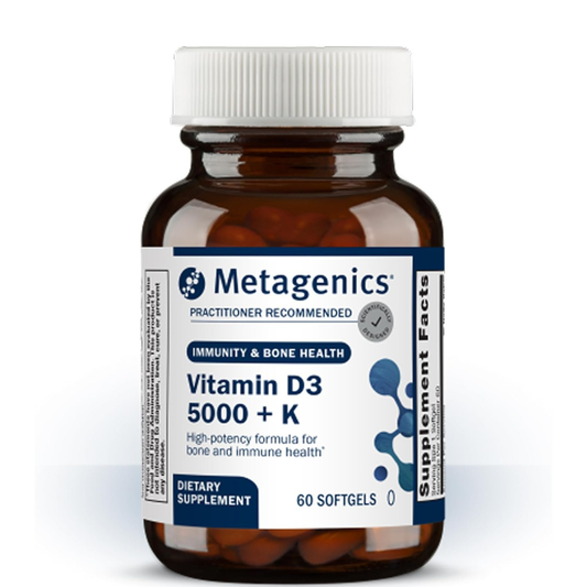 Metagenics - Vitamina D3(5000) + K, 60 capsulas