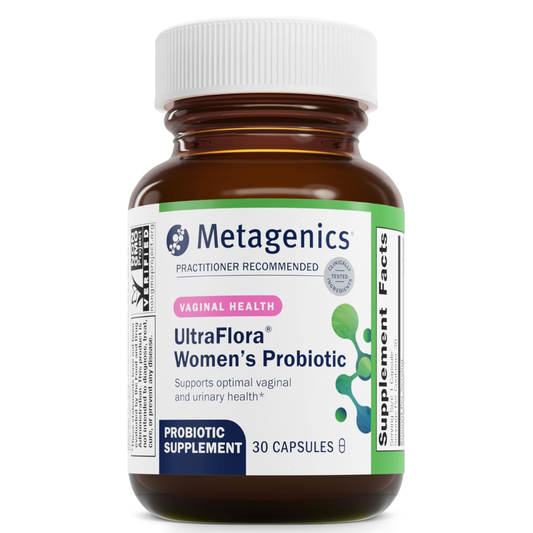Metagenics - UltraFlora probiotico para mujer, 30 capsulas