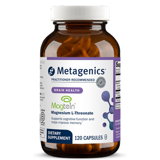 Metagenics - Magtein( Magnesio L-threonate), 120 capsulas