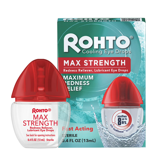Rohto Cool Max Gotas Lubricantes para los Ojos para Aliviar el Enrojecimiento, 13ml