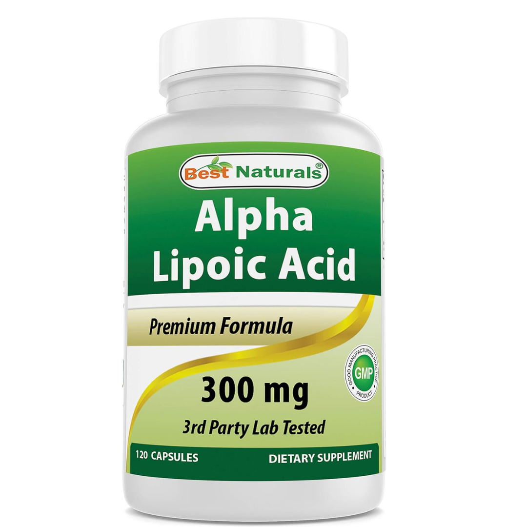 Best Naturals - Alpha Lipoic Acid 300mg, 120 capsulas