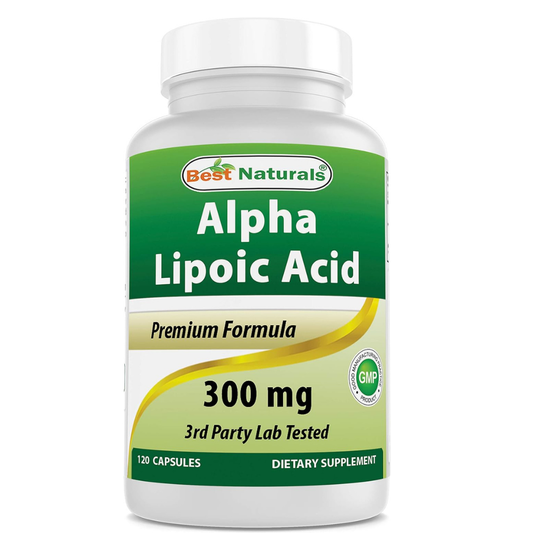 Best Naturals - Alpha Lipoic Acid 300mg, 120 capsulas