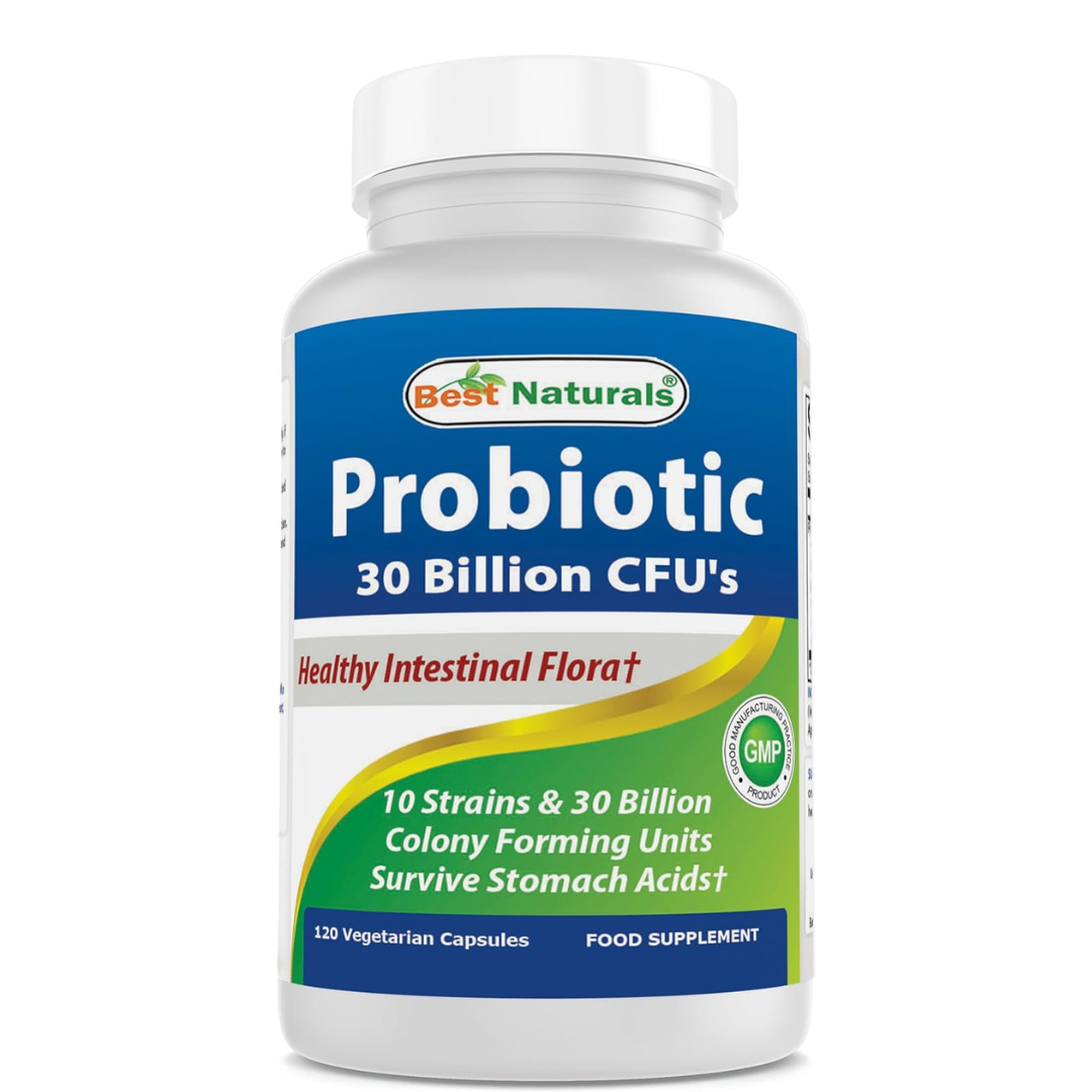 Best Naturals - Probiotic 30 billion CFU´s , 120 capsulas