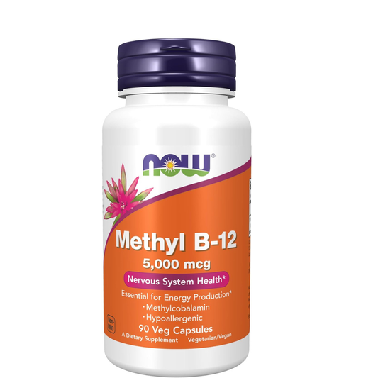 Now - Methyl B-12 (5,000mcg), 90 capsulas