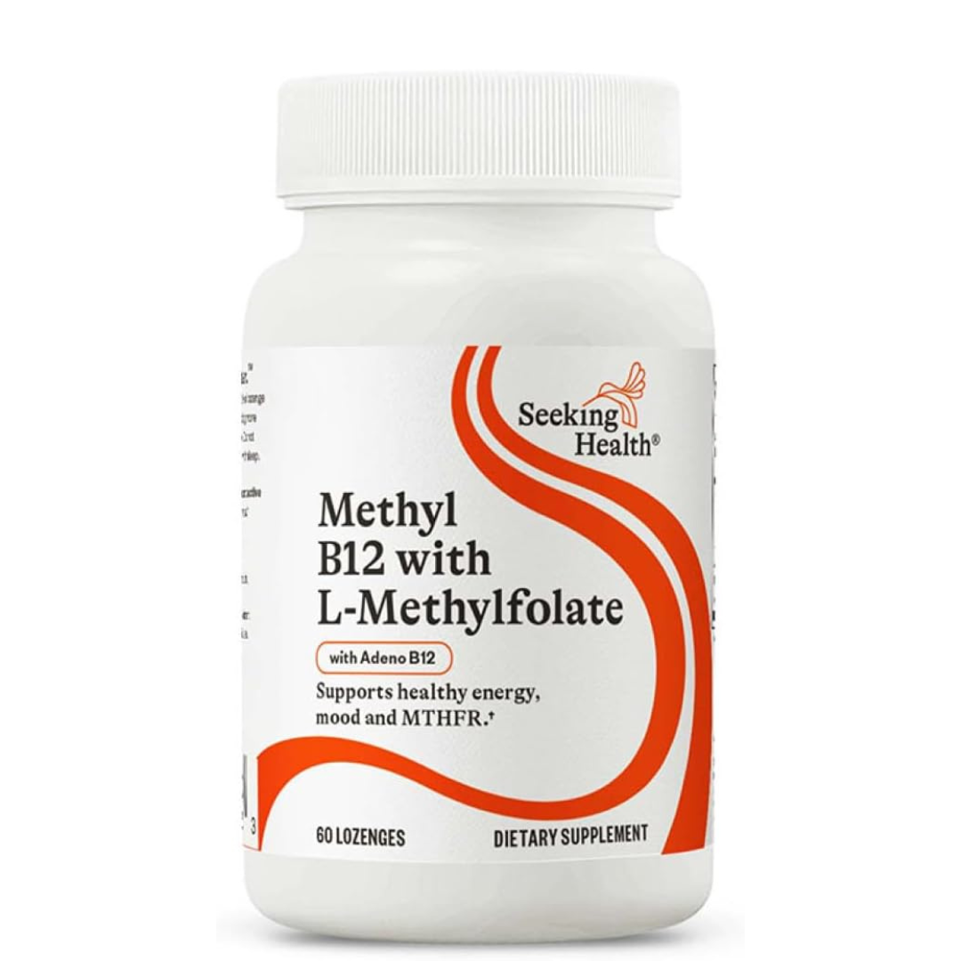 Seeking Health - Methyl B12 con L- Methylfolate, 60 lozenges