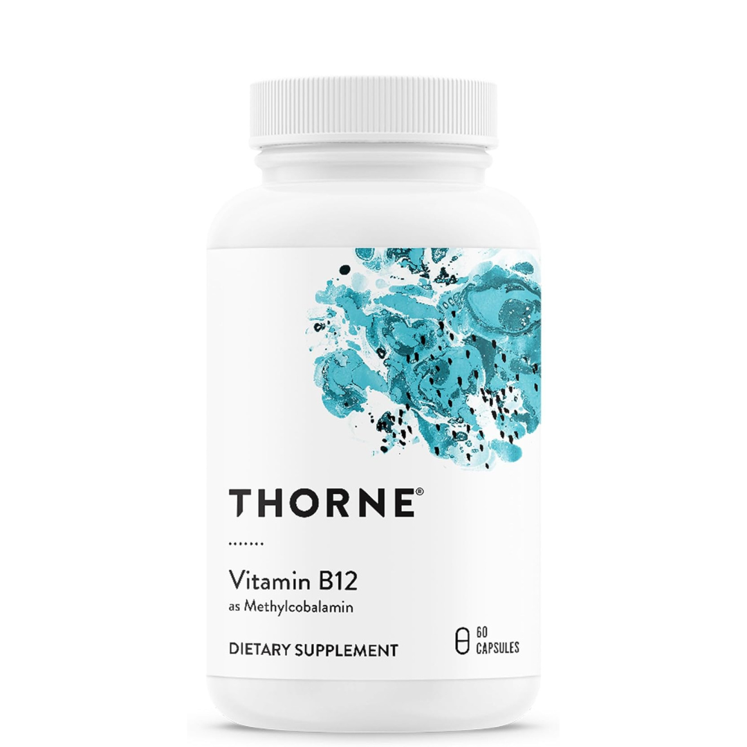 Thorne - Vitamina B12(Methylcobalamin), 60 capsulas