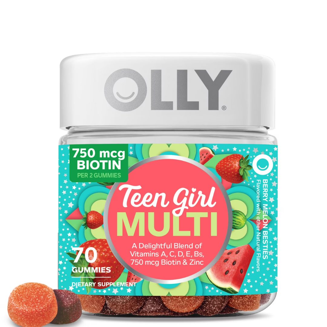 Olly - Teen girl Multivitaminico 750mcg(Biotin), 70 gummies