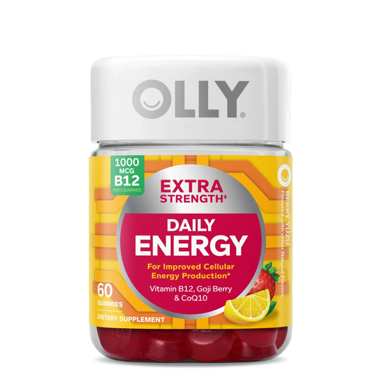 Olly - Extra Strength Daily Energy vitamina B12(1000mg) - 60 gummies