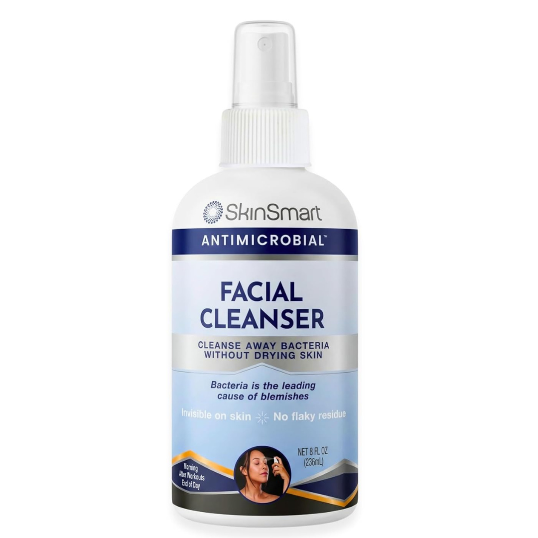 SkinSmart -Antimicrobial Limpiador facial para brotes e imperfecciones, 236ml
