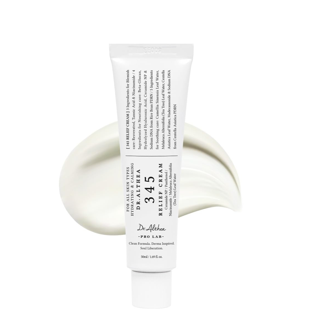 Dr.Althea Crema de Alivio 345 | Hidratante para Recuperación Calmante y Cuidado de la piel, 50ml