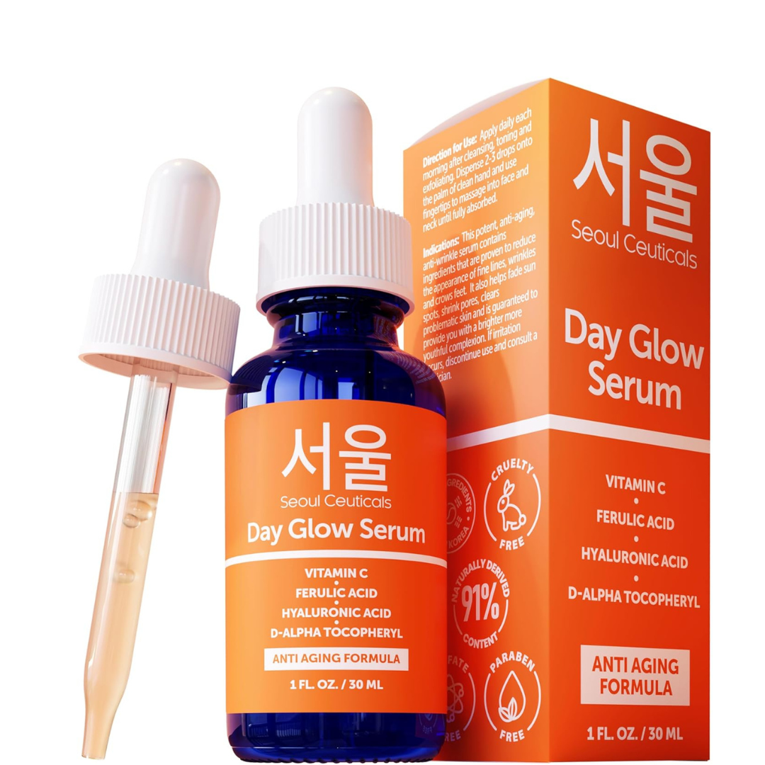 Korean Skin Care K Beauty - Sérum de ácido hialurónico 20% vitamina C , 30ml