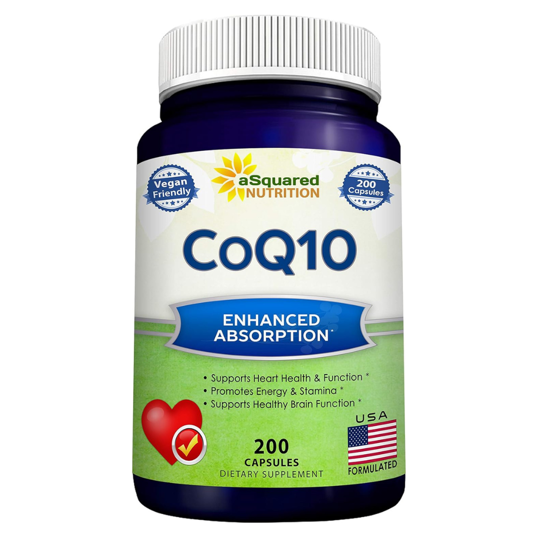 aSquared Nutrition - Coq10 enhanced absorption, 200 capsulas