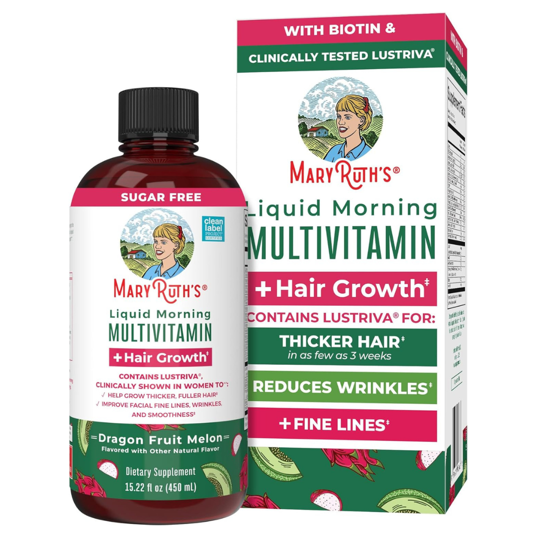 MaryRuths - Multivitaminico liquido con hair growth, 450ml