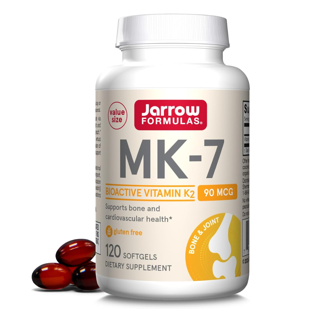 Jarrow Formuls - MK-7 bioactive vitamina K2 - 90mcg, 120 capsulas