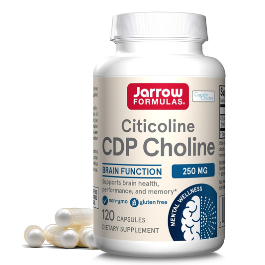 Jarrow Formulas - Citicoline CDP Choline 250mg, 120 capsulas