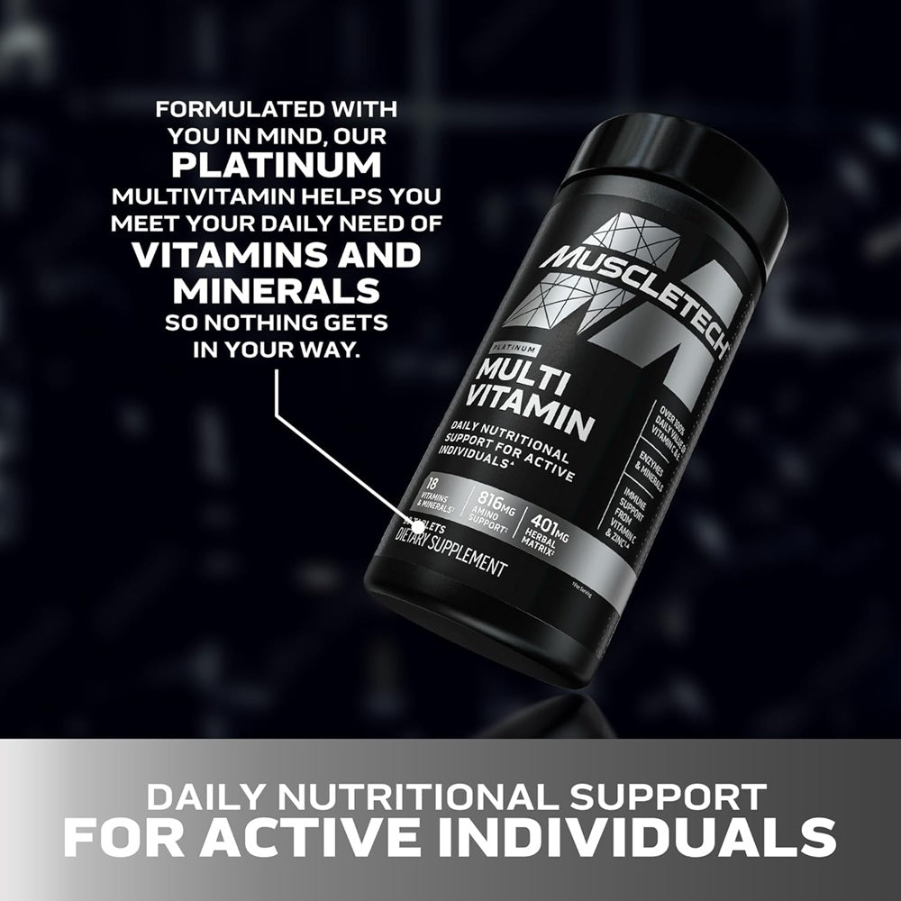 MuscleTech Suplemento Vitaminico  Esencial para Entrenamiento 90 capsulas