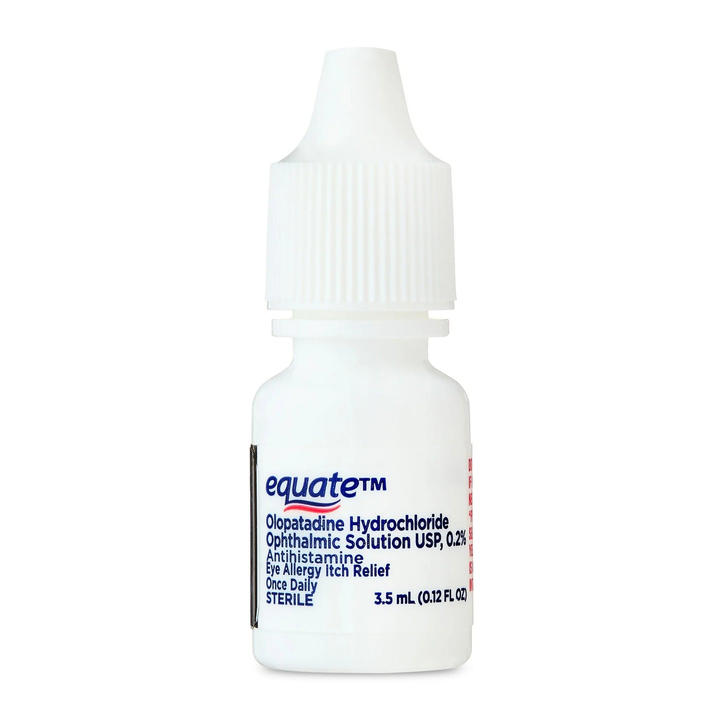 Equate Gotas Oftálmicas Antihistamínicas para Aliviar la Picazón Ocular, Olopatadina HCL 0.2%, 3.5 ml
