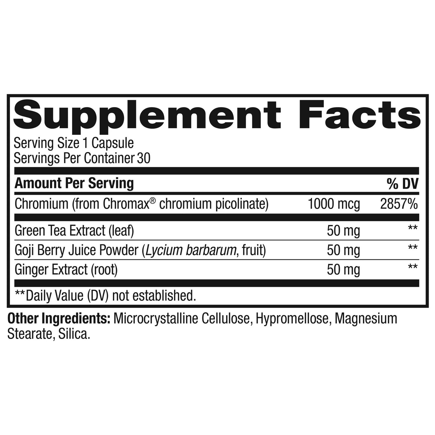 Olly - Combat Cravings 1000mcg (chromium), 30 capsulas