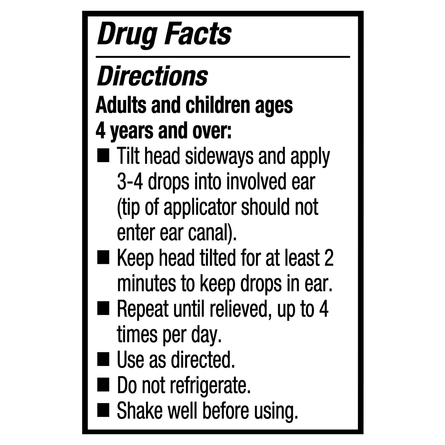 Equate - earache drops, 10ml