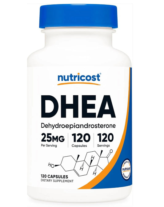 Dhea Nutricost 25mg  120  Capsulas