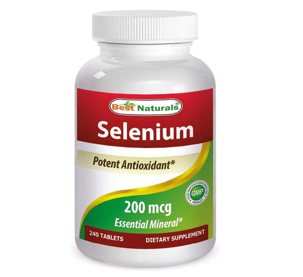 Selenium Best Naturals  Selenio de 200 mcg, 240 Tabletas