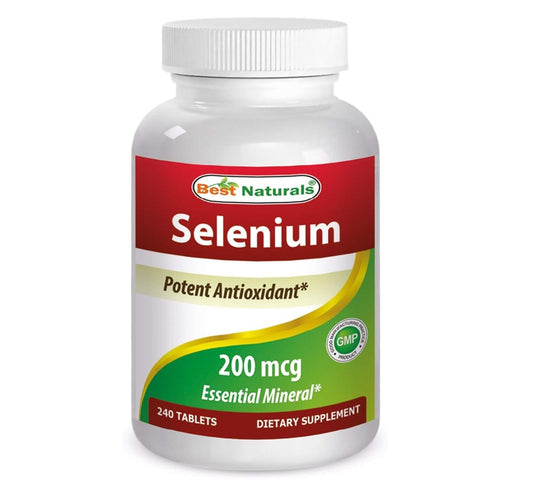 Selenium Best Naturals  Selenio de 200 mcg, 240 Tabletas